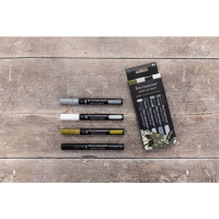 Spectrum Noir Acrylic Paint Markers Essential (4pcs) (SN-ACPM-ESS4) ( SN-ACPM-ESS4)